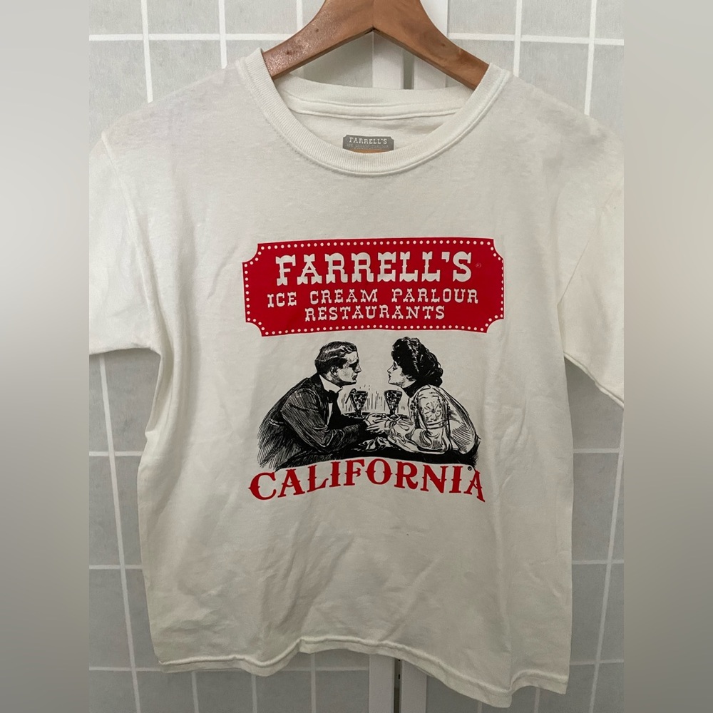 Farrell ice cream parlor restaurants California t-shirt youth size S.